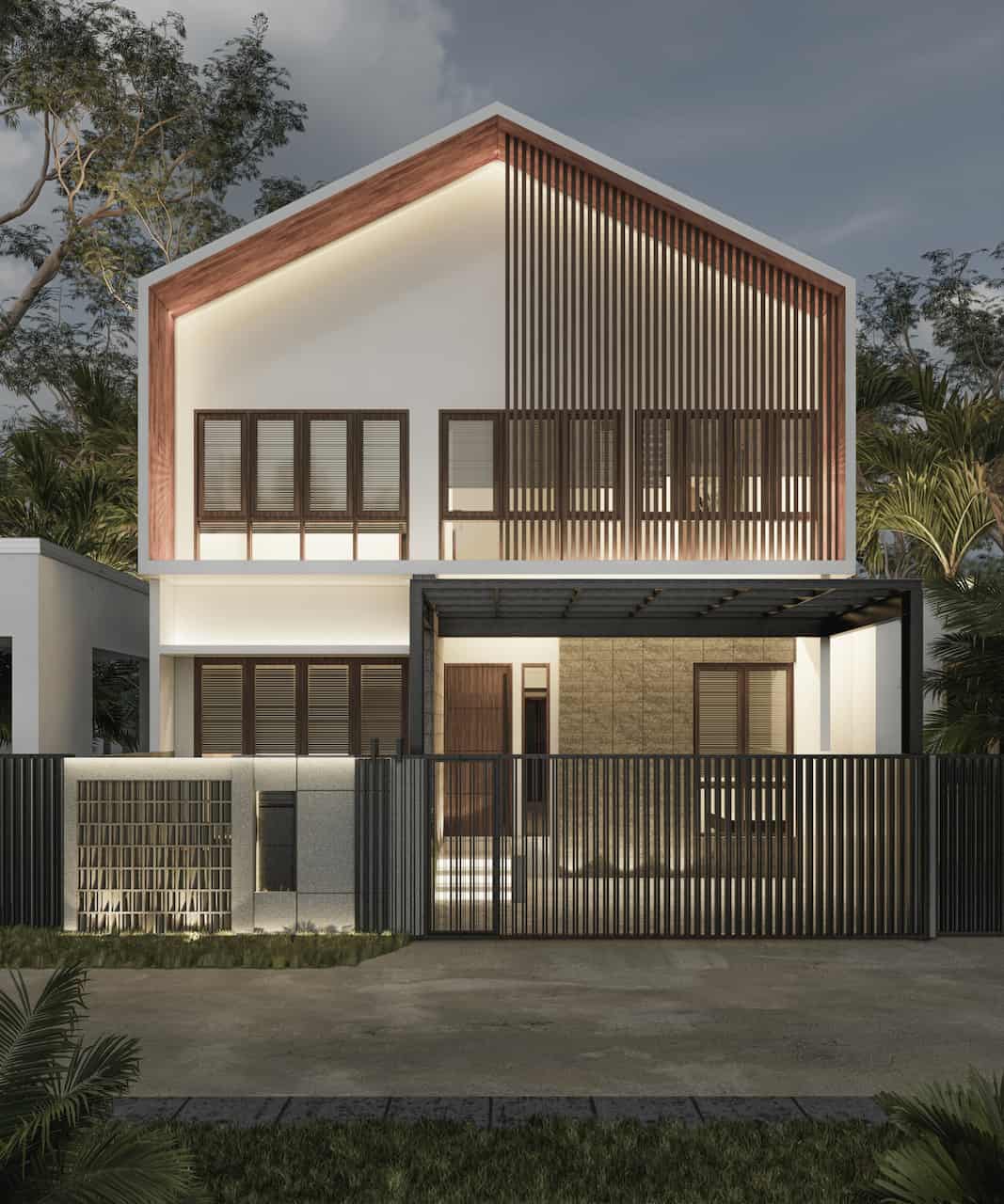 reamy House adalah rumah yang dirancang sebagai tempat kembali yang penuh dengan kenyamanan. Dengan suasana hangat dan desain yang dibuat dengan nuansa industrial membuat rumah ini terlihat simple namun berkelas seperti impian pemilik rumah
